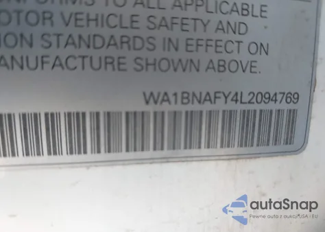 2020 Audi Q5 Premium Plus 45 Tfsi Quattro S Tronic from USA, damaged, VIN WA1BNAFY4L2094769